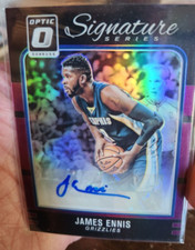 2016-17 Panini Donruss Optic Signature Series JAMES ENNIS Autograph Auto card #7