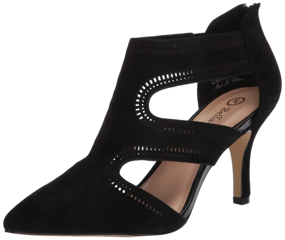 Bella Vita Women's Pump, Black Suede Leather, 12 X-Wide US - Image 1 of 1