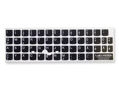 LENOVO Tastatur Aufkleber Sticker Deutsch Thinkpad X380 Yoga, Yoga 370, X270, X280