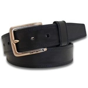 Cinturón de cuero Carhartt Hamilton WB5503-M para hombre talla 34 negro nuevo con etiquetas - Imagen 1 de 5