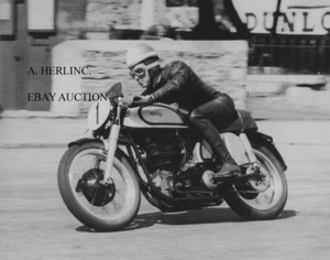 Norton 500cc Federbett Factory Racer Geoff Duke 1950 Isle of Man Senior TT - Bild 1 von 1