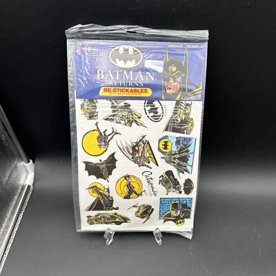 Batman Returns Colorform Re-Stickables 1992 Sealed 83007 Keaton Stone DeVito - Image 1 of 4