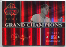 2003 Donruss Champions Grand Champions Holo-Foil Card #17 Duke Snider /25