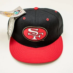San Francisco 49ers NFL New Era 7 1/8 wool 5950 made in USA NWT - Picture 1 of 4