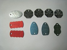 Lot Of 10 Vintage Dog Tags Chicago suburbs