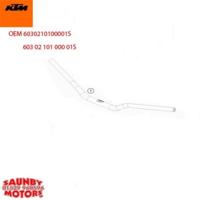 KTM 1050 ADVENTURE Handlebar 603.02.101.000 - Image 1 of 4