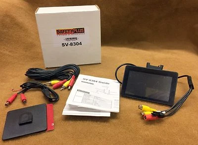 NEW Crimestopper SV-8304 Rear View Camera Monitor, 4.3" Fits Mirror Mount - Image 1 of 4