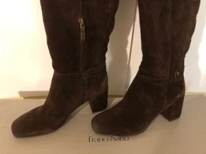 *NEU* Franco Sarto Damen Pava Reitstiefel Größe 9 in Dunkelbraun - Bild 1 von 4