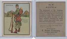 R139 E. Rosen, Soldier Cards, 1932, #20 Austria