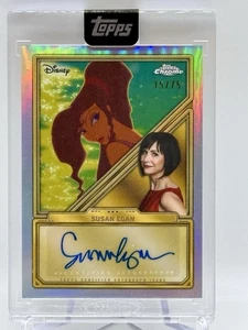 2025 Topps Disney Mint MEGARA Encased Chrome Auto /75 Susan Egan Hercules - Picture 1 of 2