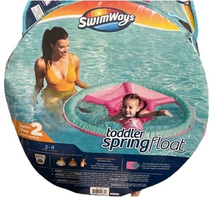 SwimWays Toddler Spring Float 2-4 years - Swim Step 2 - Easy Close & Carry ๐ฆ - Picture 1 of 3