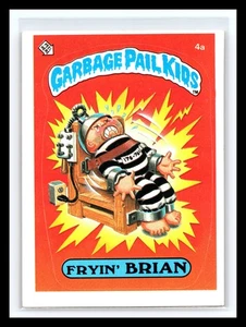 💥 Fryin Brian 1985 Topps Garbage Pail Kids Series 1 Matte One Star Back # 4a - Picture 1 of 2