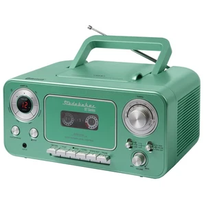 Bluetooth Portatile Stereo CD, AM/FM Stereo Radio e Lettore/Registratore di Cassette... - Foto 1 di 4