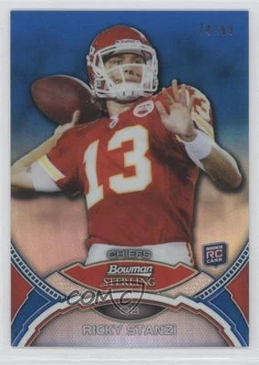 2011 Bowman Sterling Blue Refractor /99 Ricky Stanzi #48 Rookie RC - Image 1 of 2