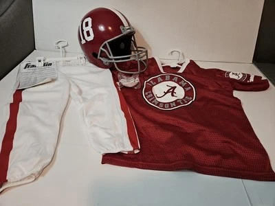 Набор молодежных футбольных шлемов и футболок Alabama No18 Franklin Sports Med Roll Tide - Изображение 1 из 4