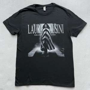 LAURA PAUSINI WORLD TOUR 2024 maglietta corta unisex uomo donna cotone camicia media - Foto 1 di 6
