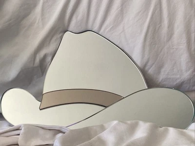 Hermoso espejo sombrero vaquero NORM MAGNUSSON. "Único 15"" VER" Foto 1 de 4