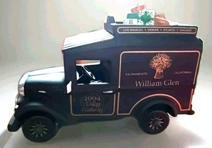 Dept 56 Village Express Van Black 94 William Glen Village Gathering Special Edn - Bild 1 von 6