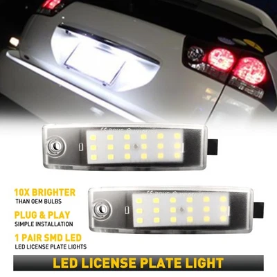 SMD White LED Plate License For Highlander Lights 1999-03 Toyota Lexus RX300 - Image 1 of 4
