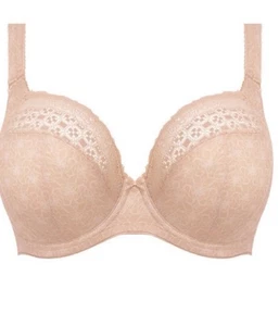 Elomi Kim Bügel Stretch Spitze Plunge BH Caramel 38G Neu - Bild 1 von 7