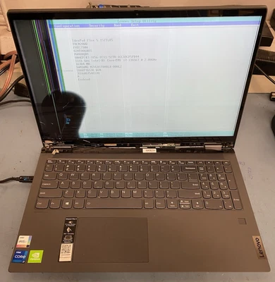 Lenovo IdeaPad Flex 5 15ITL05 i7-1165G7 16GB RAM Nvidia MX450 NO SSD *FOR REPAIR - Image 1 of 4