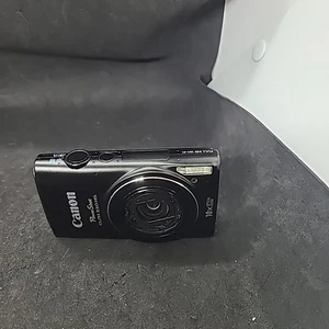 Canon Power Shot ELPH 330 HS Digitalkamera schwarz für Teile oder Reparaturen - Objektivfehler - Bild 1 von 5