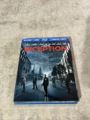 Inception (Blu-ray/DVD, 2010, 3-Disc Set) W/ Slipcover - Image 1 of 4