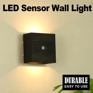 Motion Sensor Usb Rechargeable Led Wall Lamp For Lamps Bedroom Wireless Dimmable - Picture 1 of 11