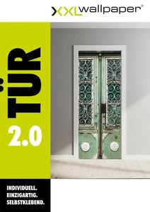 Türtapete selbstklebend Paris 211cm Höhe x 91cm Breite für Türen DIN18101 - Bild 1 von 3