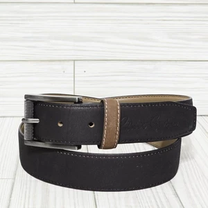ROBERT GRAHAM Signature Ripaso Rich Black Leather Belt New Size 36 MSRP $98 NWT - Picture 1 of 12