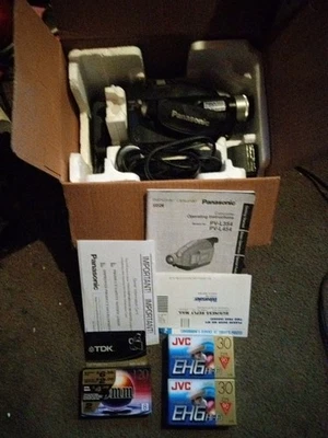 Panasonic PV-L454 Camcorder W/ 3 VHS Tapes New - Image 1 of 4