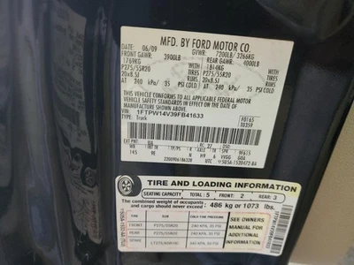 Used HVAC Blower Motor fits: 2009 Ford F150 PICKUP front Front Grade A Foto 1 de 4