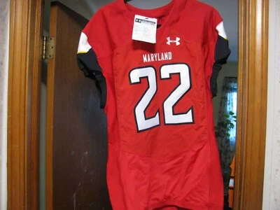 CAMISETA DE HOMBRE DE LA UNIVERSIDAD DE MARYLAND TERPS UNDER ARMOUR #22 NUEVA CON ETIQUETAS NUEVA CON ETIQUETAS Foto 1 de 4