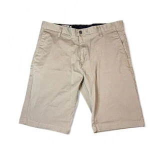 Pantalones Cortos Chinos Caqui Volcom Para Hombre Talla 32 Frente Plano Informales Skate Ropa de Surf - Imagen 1 de 6