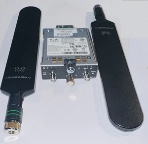 CISCO P-LTEA-EA V2 - 4G-LTE-Wireless-Modem Cisco Serie 1100 inkl. 2x ANT - Picture 1 of 1