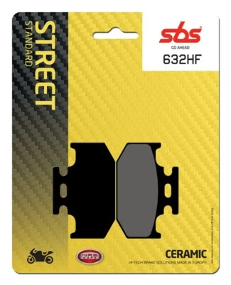 SBS 632HF PASTIGLIE FRENO POSTERIORE per SUZUKI RM 125 1989-1990 Foto 1 de 4