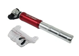Red Meqix Inspire Hpm-pcb Twin Head 120 Psi Bike Pump Suits Any Valve 50% Off - Picture 1 of 5