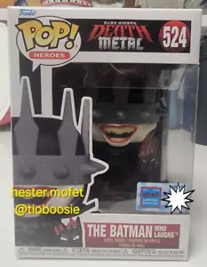 Funko POP! DC: Batman Who Laughs Official 2024 NYCC Con Sticker In Hand - Picture 1 of 6