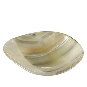 Kernstück IN Onyx Ornamentik Home Dekor Design Italienisch Dekoration L 24cm - Bild 1 von 3