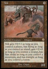 4x Tek ~ Lightly Played Invasion MTG Magic x4 4 UltimateMTG Playset Artifact Car