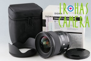 Sigma Art 24mm F/1.4 DG HSM Lens for Nikon Mount With Box #47923 L7