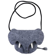 Mini Felt Handbag Cross Body Xmas Gift Messenger Shoulder Bag Elephant Wallet LA