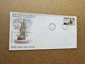 Pitcairn Islands 1981 FDC? (59) Pitcairn Migration to Norfolk #203 +HMS Moray - Picture 1 of 1