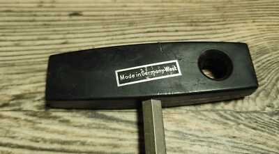 Llave Allen hexagonal vintage hecha en Alemania Occidental 5/16" mango en T cromo-vanadio Din 911 Foto 1 de 4