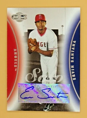 2007 Topps Ervin Santana Co-Signers Solo Sigs Autograph #ES Los Angeles Angels - Image 1 of 2