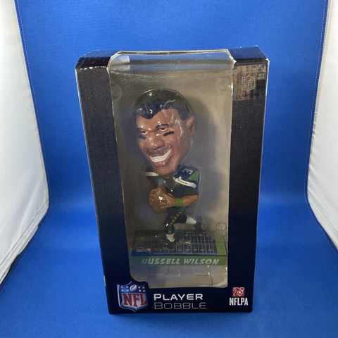 Seattle Seahawks Russell Wilson BobbleHead NFL Caricature #3 NEW Football Cover
