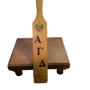 1950's University of Kentucky Alpha Delta TAU College Sorority Wood Paddle RARE - Picture 1 of 10