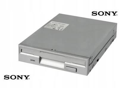 Floppy Drive Sony 1.44MB Computer Internal Sterling Silver - Image 1 of 3