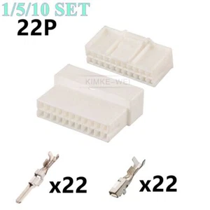 22 Pin/Way TE Automotive Male Female Connector Plug Socket Kit 936154-1/936151-1 - Picture 1 of 5