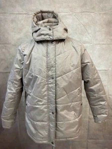 KC Collections Women's Tan Jacket Hooded Size 2X - Picture 1 of 12